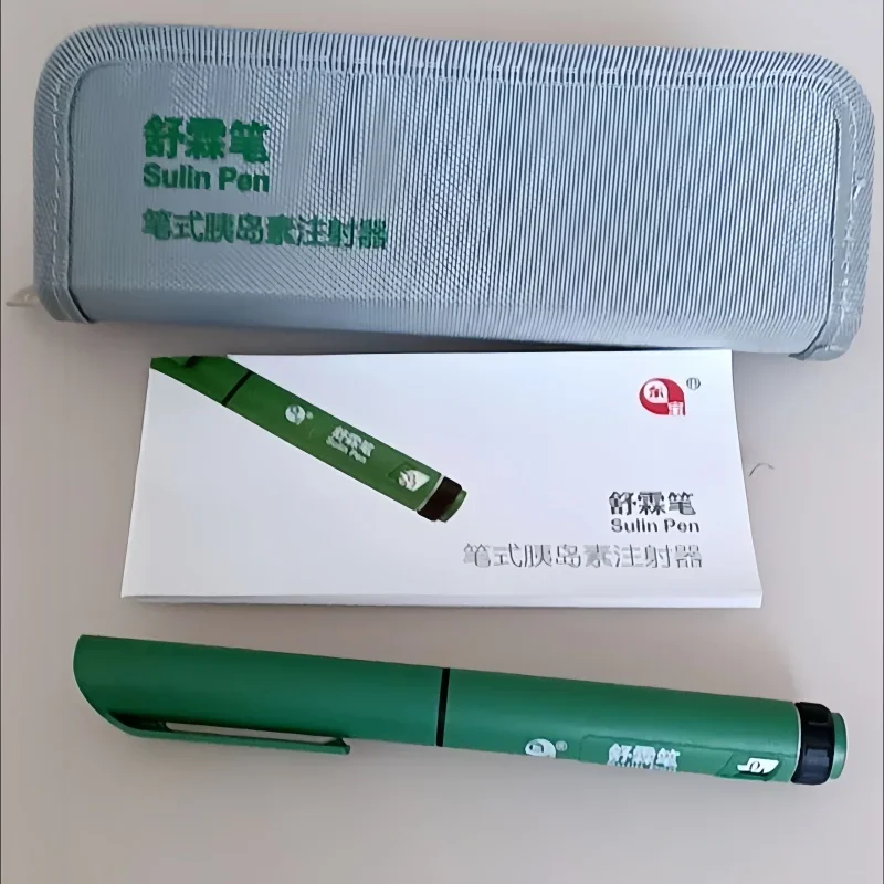 Sulin 3ml Reusable Insulin Pen Complete Kit, Easy Assembly Diabetes Injection Helper, No Liquid Medicine