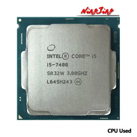 Intel Core i5-7400 i5 7400 3.0 GHz Façades d'occasion-Façades Core-Thread CPU 6M 65W LGA 1151