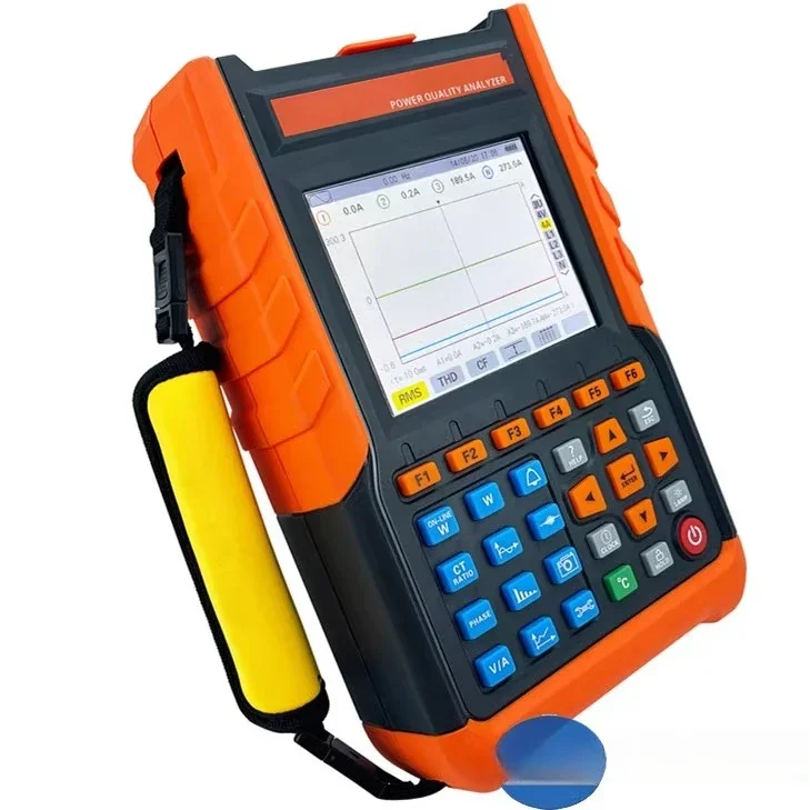 Power quality online monitoring analyzer VC5100A phase voltammeter power parameter harmonic tester