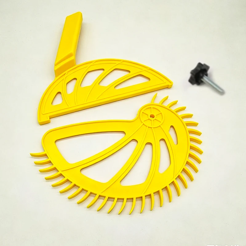 Hedgehog Spiral Featherboard Tool Disc Table Saw Router Woodworking Safety Hold Down Push Accessory Screw Knob
