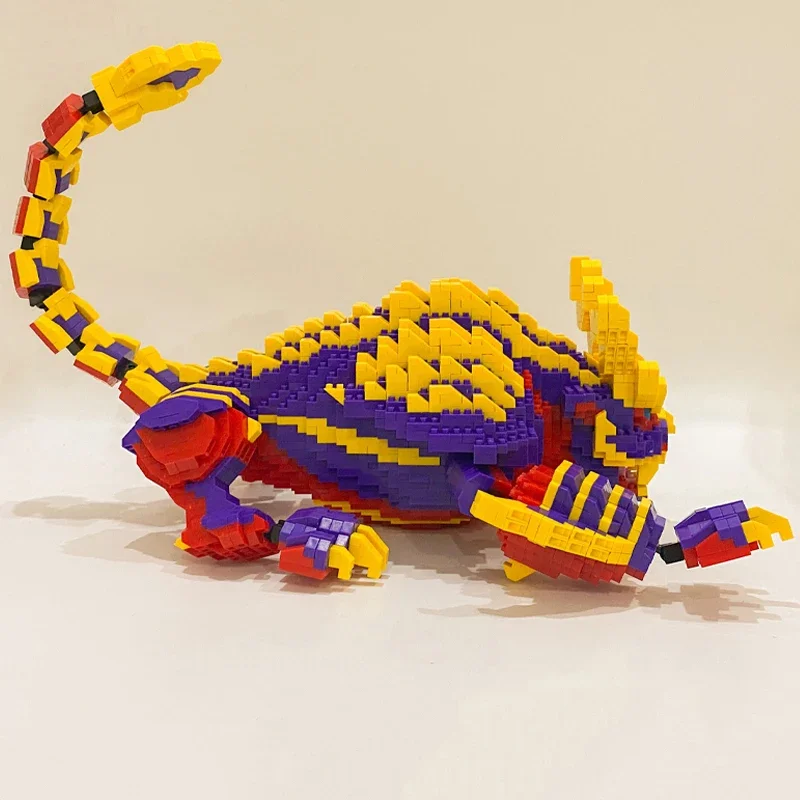 SC 9004 Magaimagado Scorpion Monster Attack Warrior Hunter Army Weapon Animal DIY Mini Diamond Blocks Bricks Building Toy No Box