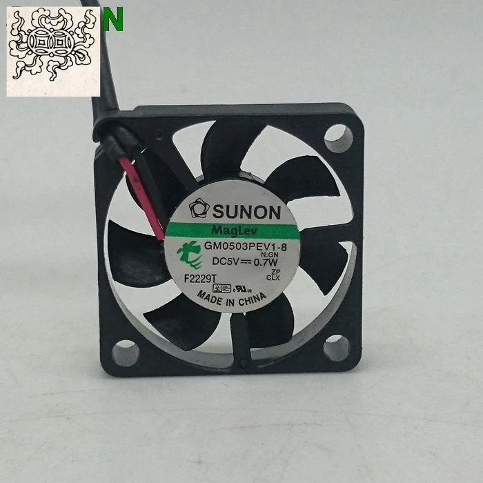 

Jinlingge for Sunon GM0503PEV1-8 Slim 6mm thickness 3006 5V 0.7W DC brushless Cooling fan