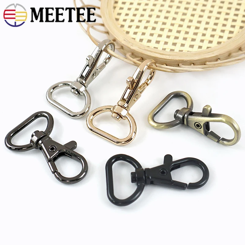 

10/20Pcs 13-25mm Metal Strap Buckle Swivel Lobster Clasp for Bag Belt Buckles Webbing Keychain Spring Hooks Hardware Accessories