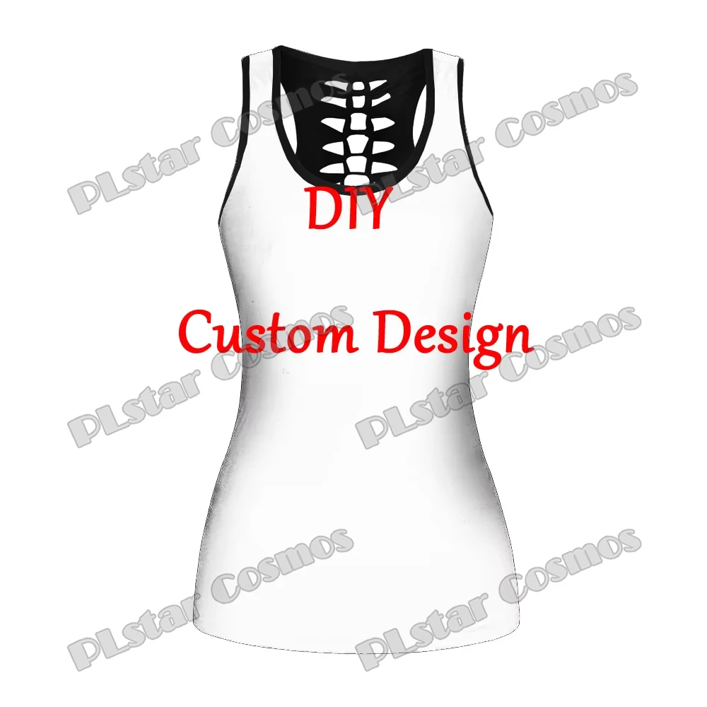 DIY Custom Design Strand Sommer 3D Gedruckt Frauen sexy Tank TPS Casual HOllow Out Weste Frauen Mode Weste Drop Shipping