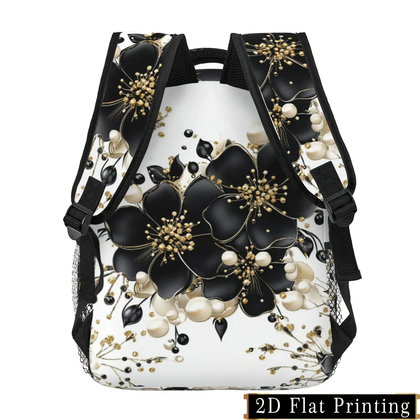 Print Backpack, Fashionable Student Backpack With Adjustable Straps, Large Compartment, MultiCompartment, Lightweight, Tablet P