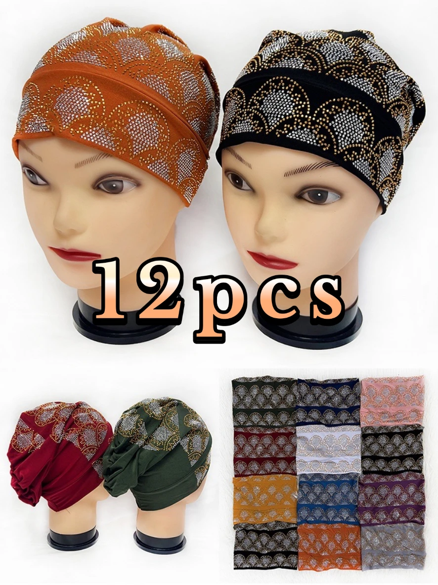 

2026 New Muslim Turban Hat And Cap For Prayer Purposes Indian Style Short-haired Women's Hats With Headscarves For Women To Use