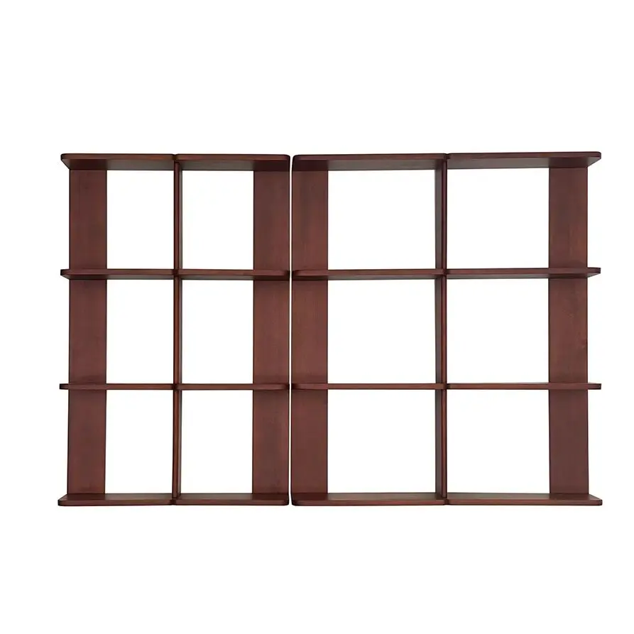 Solid wood bookshelf shelf Free combination lattice cabinet display rack Bogu shelf Display rack Wall decorative ornament