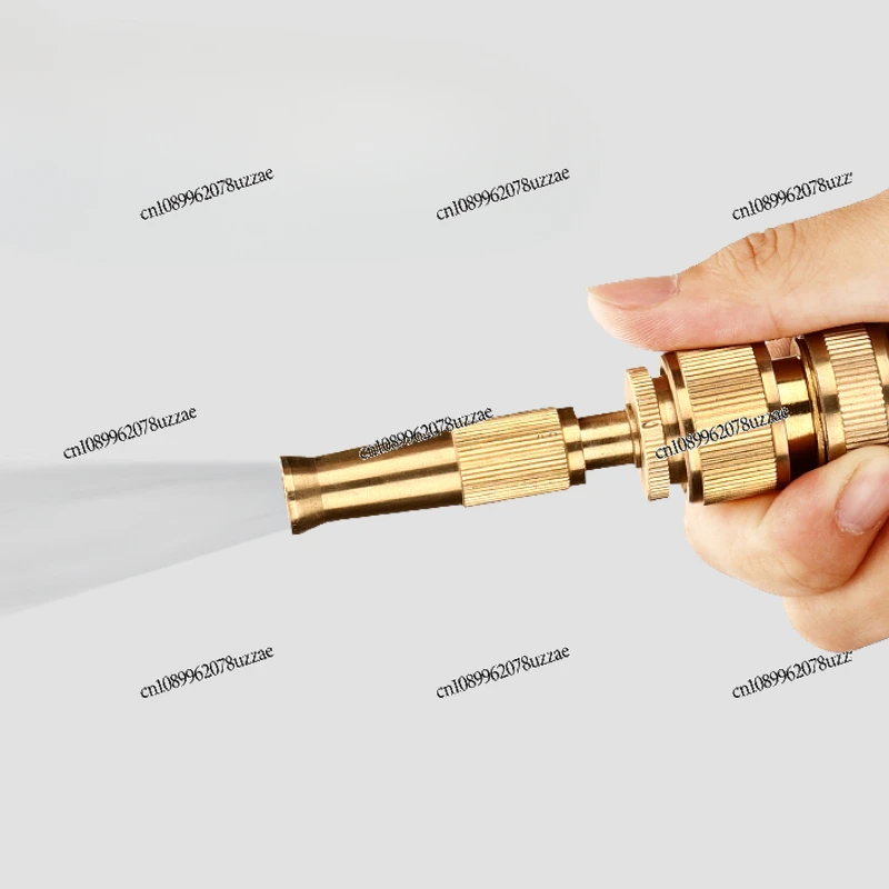 High Pressure Direct Injection Water Gun, Multi-functional Household Watering Flowers,  Copper Car  Artifact, Pressurized Pipe