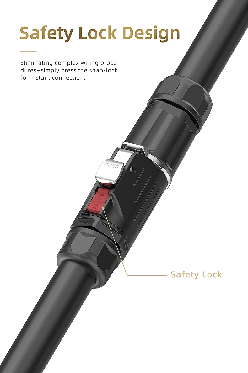 EW-LP32 IP68 Wasserdichter Crimp-Steckverbinder, Stecker und Buchse, Industrieller Hochstrom-Steckverbinder für Neue Energieanlagen – Detail 3