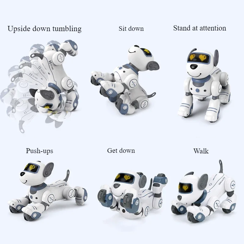 Intelligente vroege onderwijsrobot hondrobot kinderspeelgoed educatieve jongen elektrisch 1-3 jaar oud Nieuwjaarscadeau