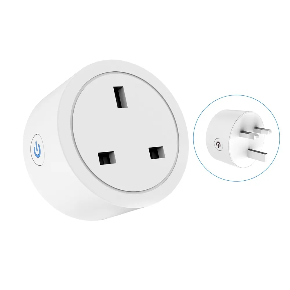 TASMOTA WiFi Plug ESP8285 16A Works With Home Assitant Electric Consumption Monitoring UK Standard