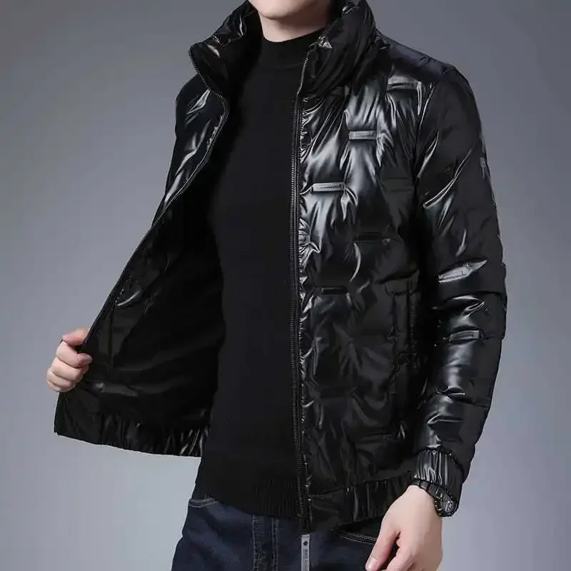 Parkas Male Padded Coats Padding Zipper Black Men\'s Down Jacket Short Inter Special Casual Winter Sale Offers Wholesale 2024