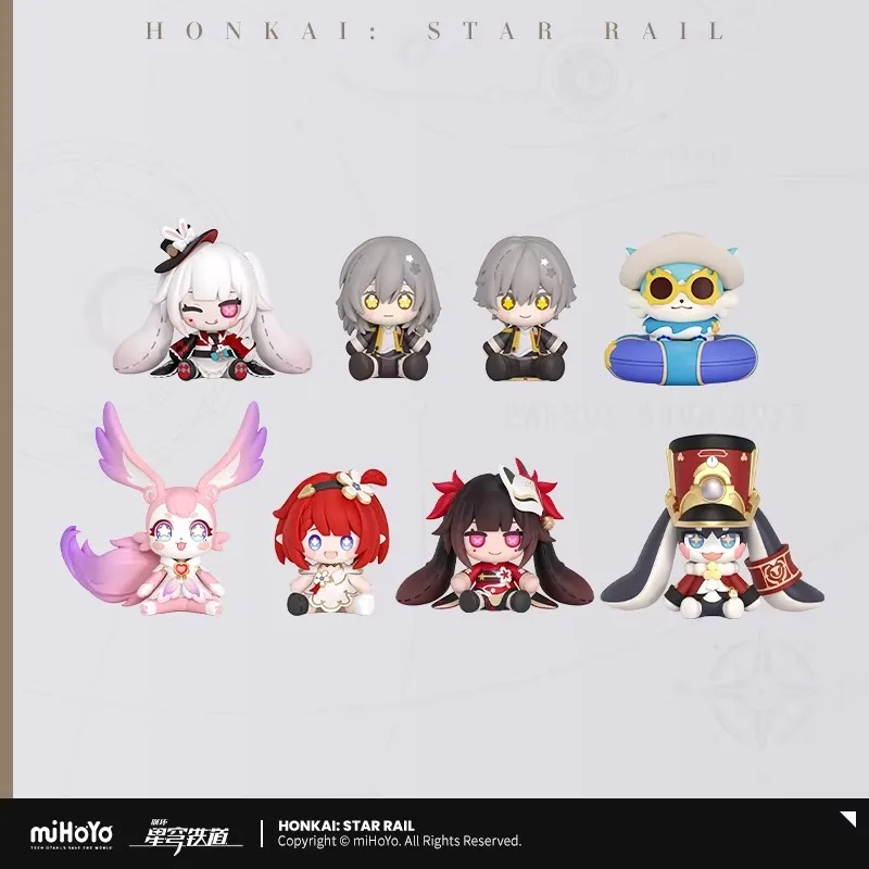 MiHoYo Honkai Star Rail Q Version Figure Cute Anime Character Collectible Desktop Display Decor For Game Fans