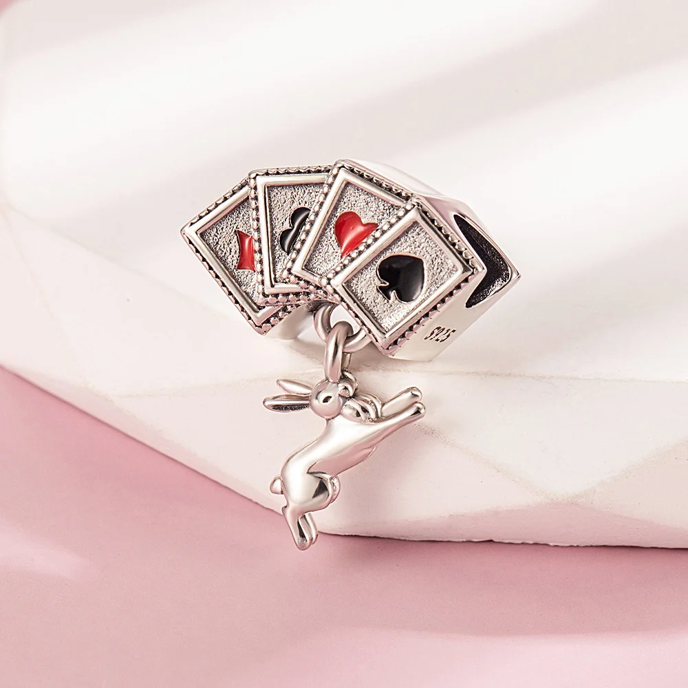 Pan Charms Original Magic Rabbit Dangle Charm Bracelet Pendant Jewelry