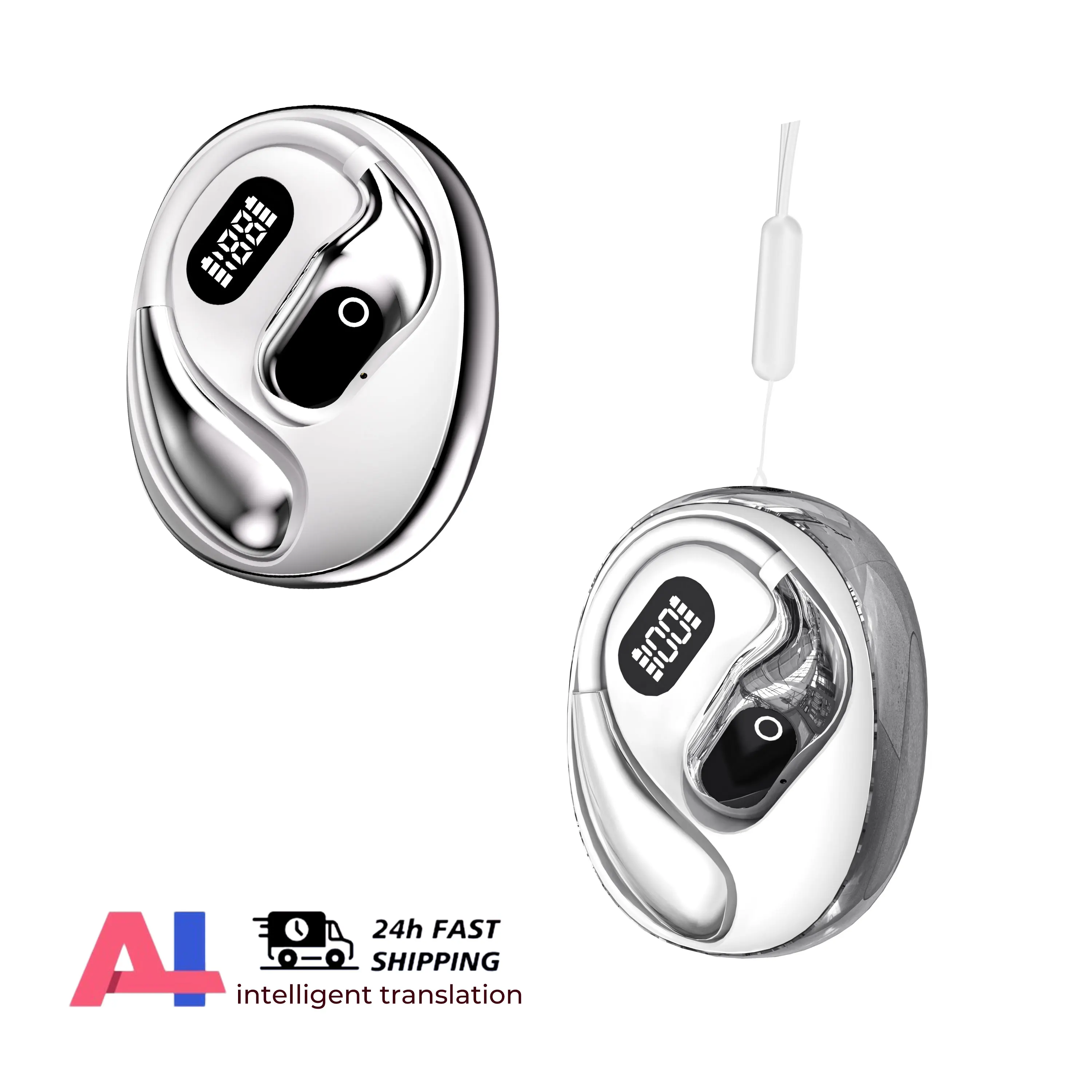 WJOY Translator Earbuds Black 8