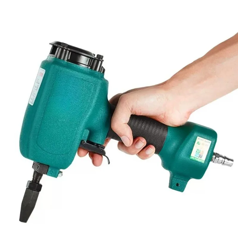 DK50 Pneumatic Punch Gun, for Color Steel Roof Panel & Sheet Metal Rivet Punching, 2mm Metal Sheet Pneumatic Punching Tool