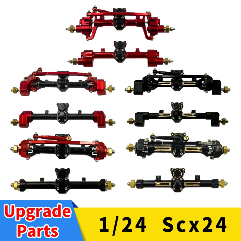 Axial Scx24 portal axles Front and Rear Gladiator Upgrades Parts brass Metal For JEEP C01 Pickup90081AXI00005 Rc Car Accessories