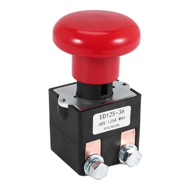 

A82M-ED125-36 48V 125A Emergency Disconnect Stop Switch For Big Joe EZ30 E30 D40 EZ40 111551000800 Electric Forklift Stacker