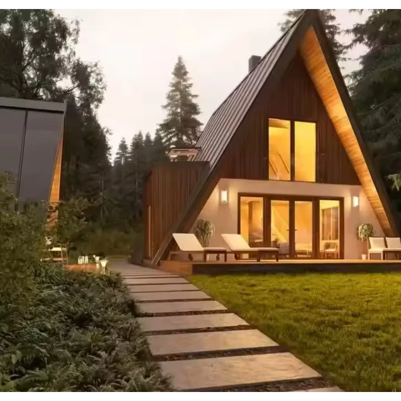 الفاخرة الصين الجاهزة الحاويات منزل الثلاثي سقف وحدات المقصورة المنازل الصغيرة حاوية سعر المنزل لأستراليا #1