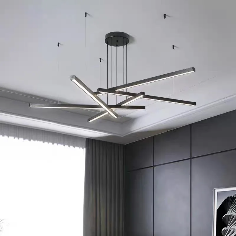 Modern Aluminum Chandelier Lighst For Living Room Dining Table Kitchen Home Decoration Lustre Led