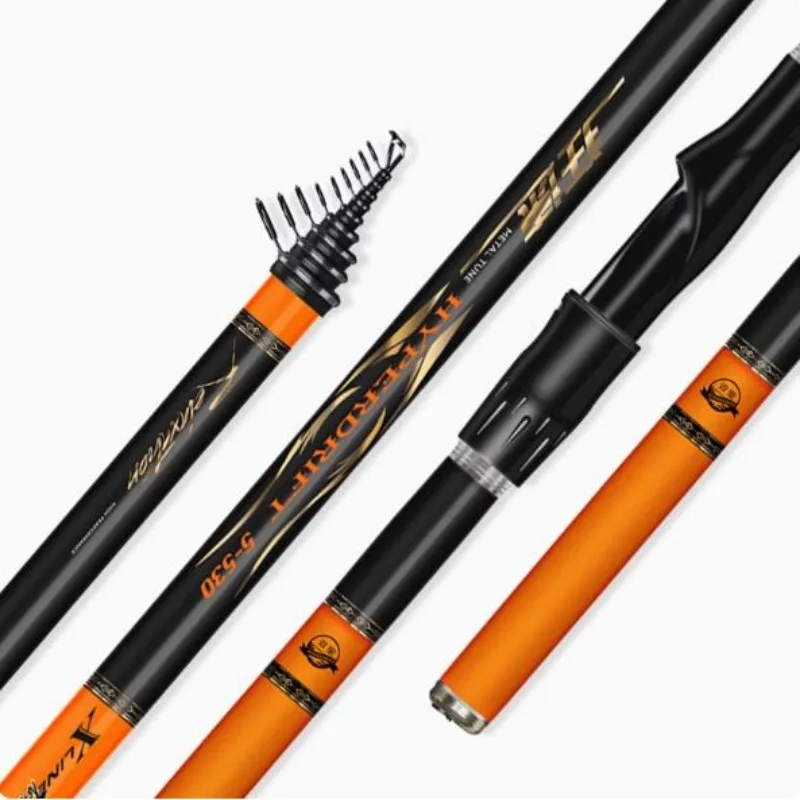 

Rock Fishing Rod High Carbon Ultra Light and Ultra Hard Dual-use Fishing Rod Large Guide Ring Sliding Float for Long Throw Rod