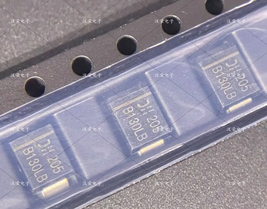 New origin0al B130LB-13-F B130LB DIODE SCHOTTKY 30V 2A SMB   silk screen  B130LB