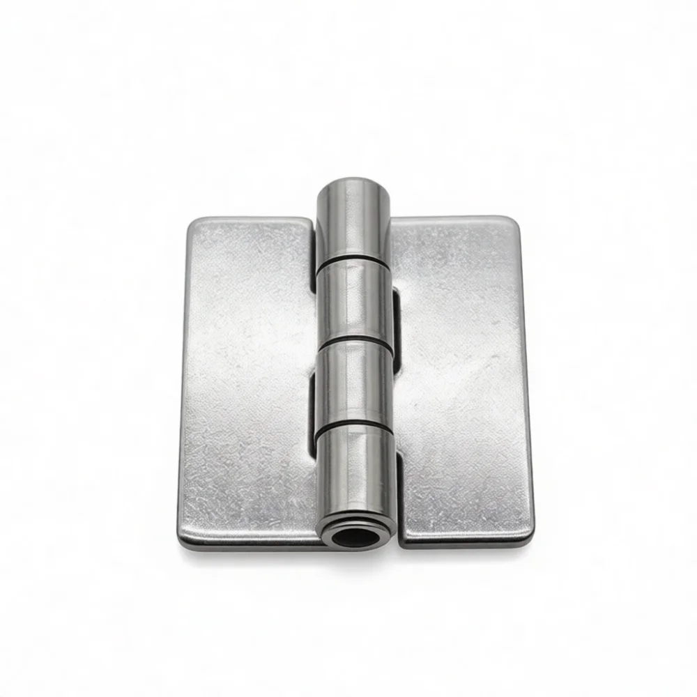 Solid 304 Stainless Steel Weld On Hinge Industrial Grade Heavy Duty Folding Butt Hinge For Metal Electrical Cabinets