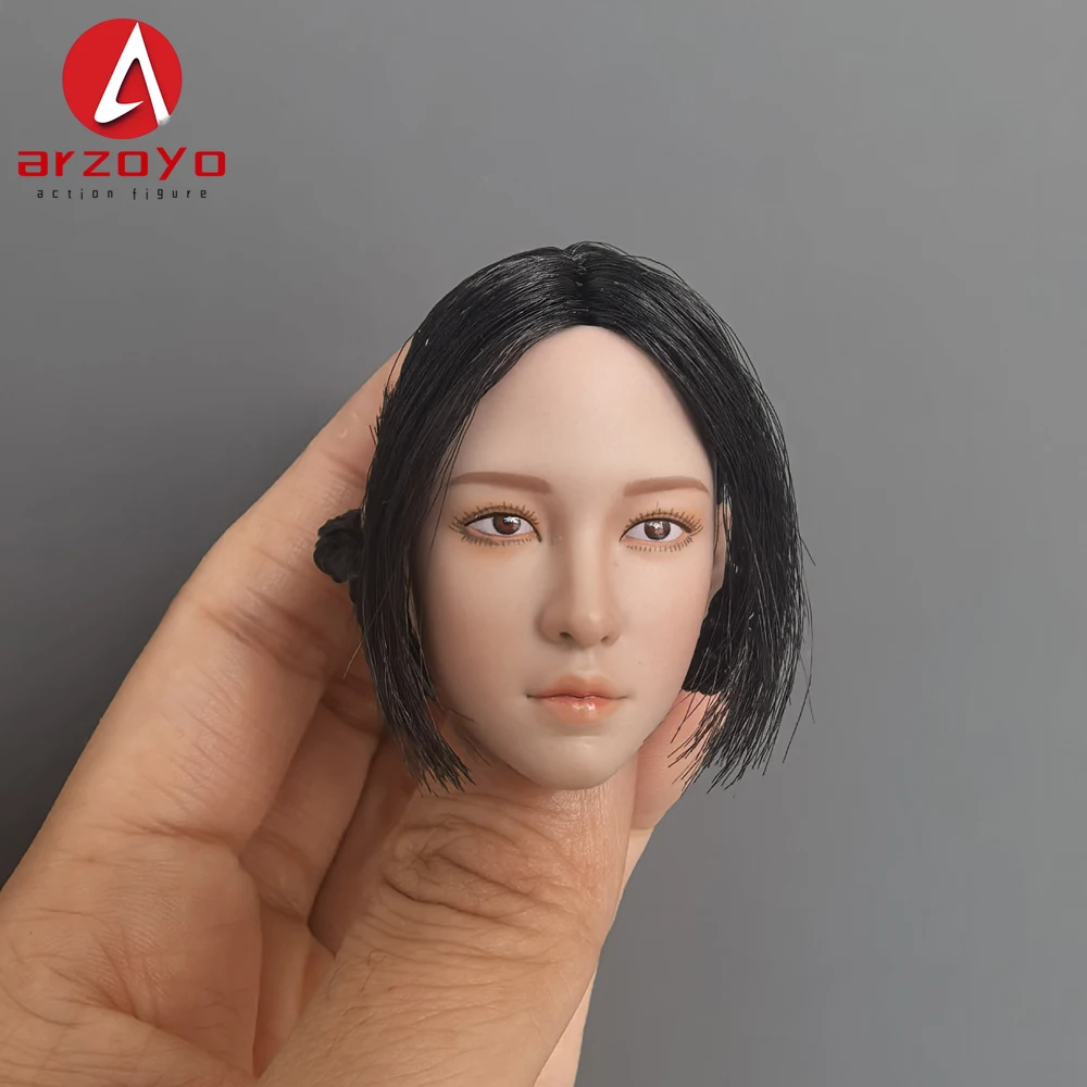 1/6 Super Duck SDH042 Aziatische Pure Schoonheid Head Sculpt Eastern Face Carving fit 12 ''TBL Vrouwelijke Soldaat Zonnebrand Action Figure body