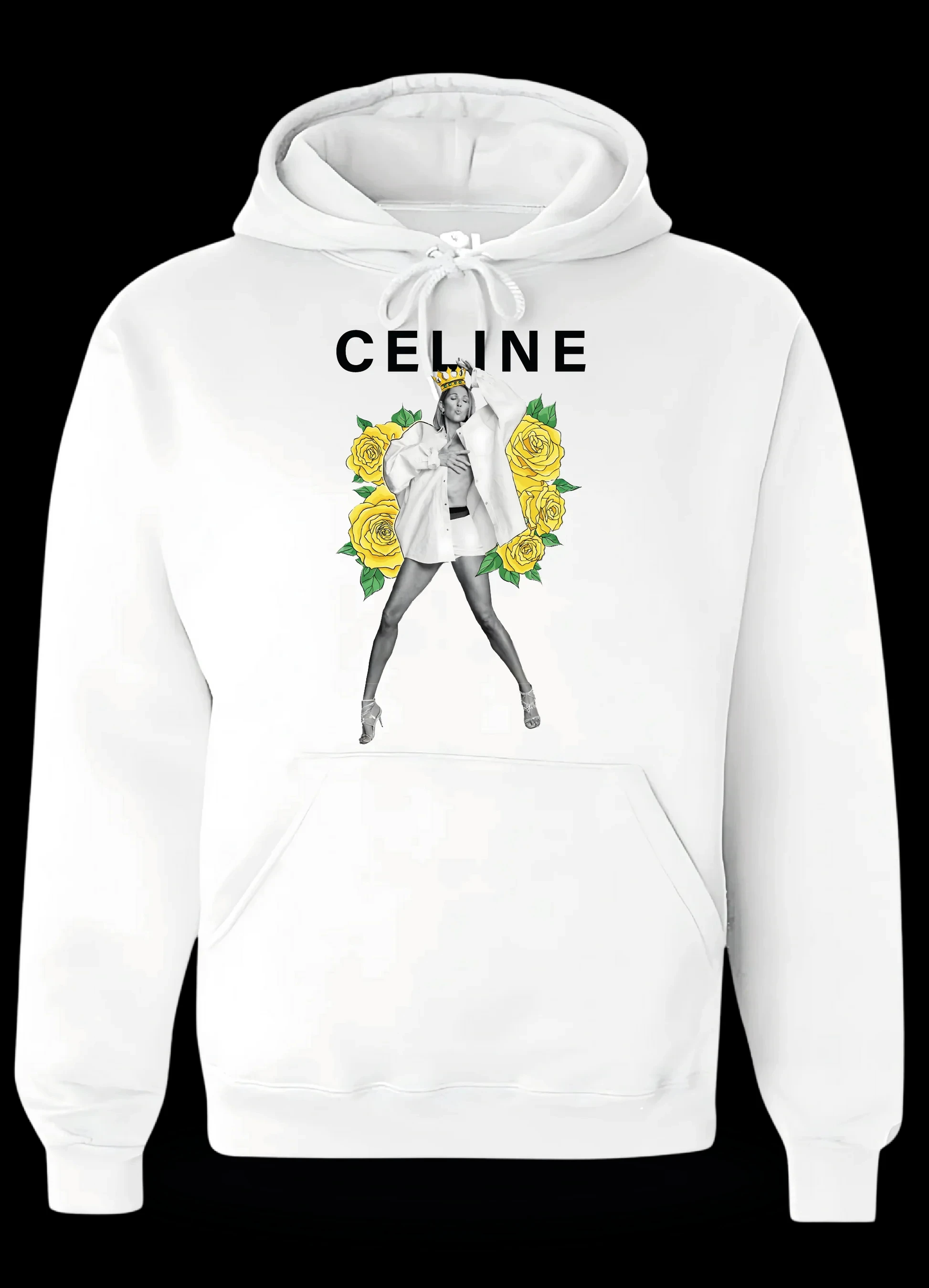 Celine Dion Paris 2026 Tour Hoodie Unisex Pullover Kapuzenpullover Vintage Konzert Grafik Streetwear Fan-Oberteil – Detail 7