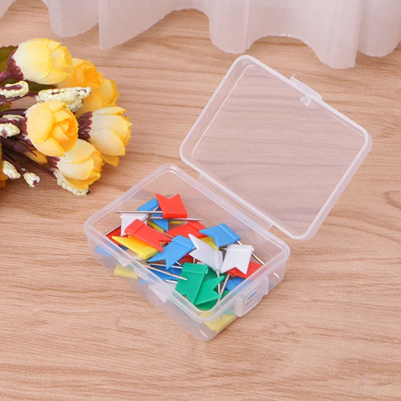 30PCS Marker Map Pins Cork Notice Board Push Pin Assorted Office Home