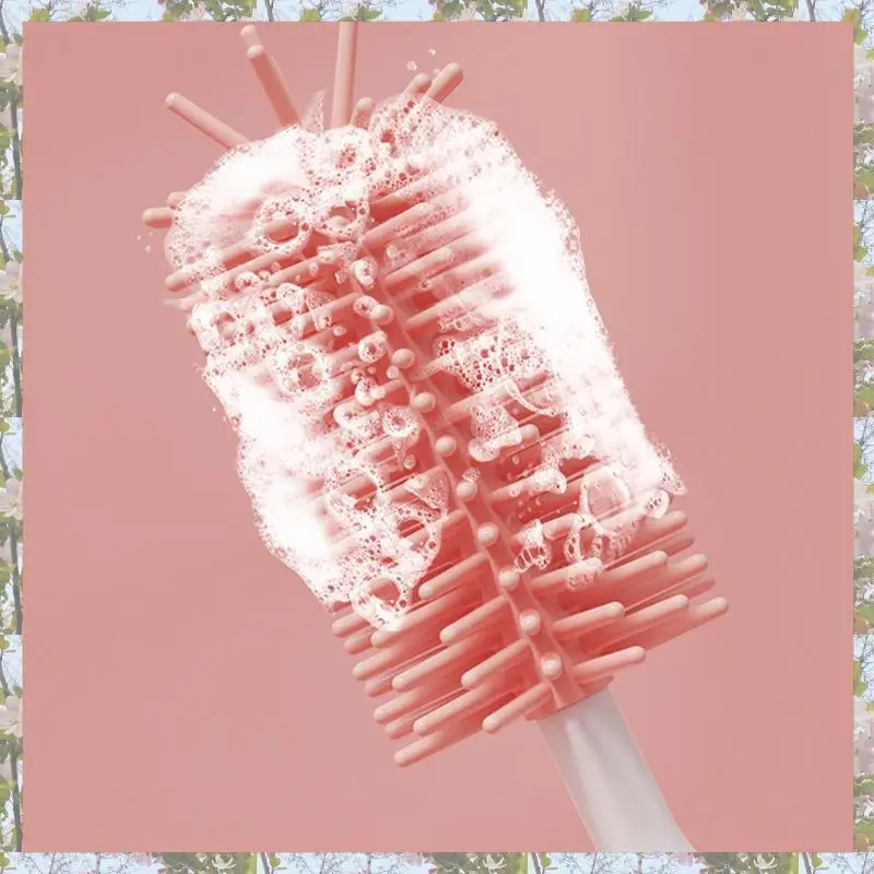

Eco-Friendly-Milk Bottle Nipple Clean Electric Baby Bottle Brush 1500Mah Multipurpose Silicone Cordless Infants Babe Brushes