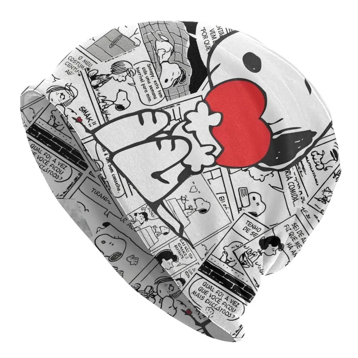 للجنسين سنوبيس الكرتون الكلب الكيماوي قبعة قبعة الزي الشتاء أغطية الرأس بونيه الحياكة القبعات هدية رائعة #1