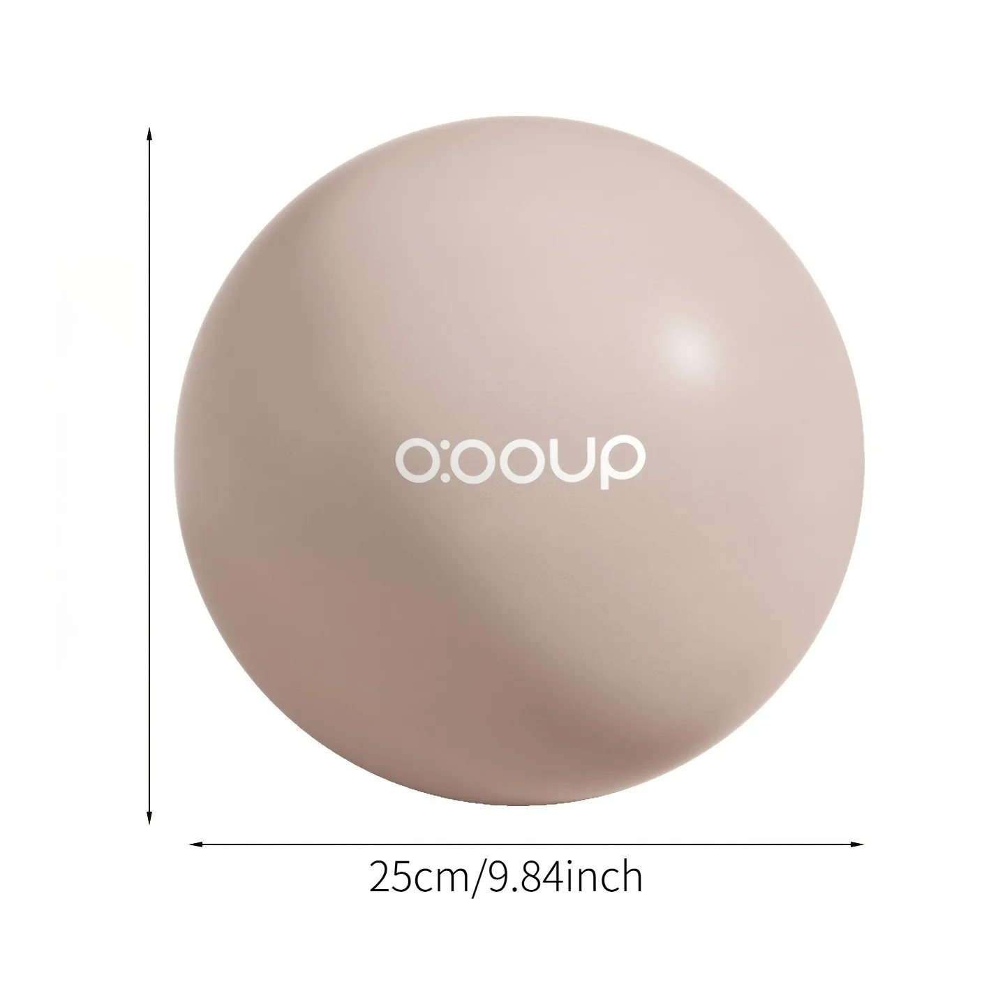 Mini Yoga Ball Small-Sized for Waist Hip Core Exercises Soft Highly Elastic Anti-Slip Leak-Proof Balance Training Fitness Equipm