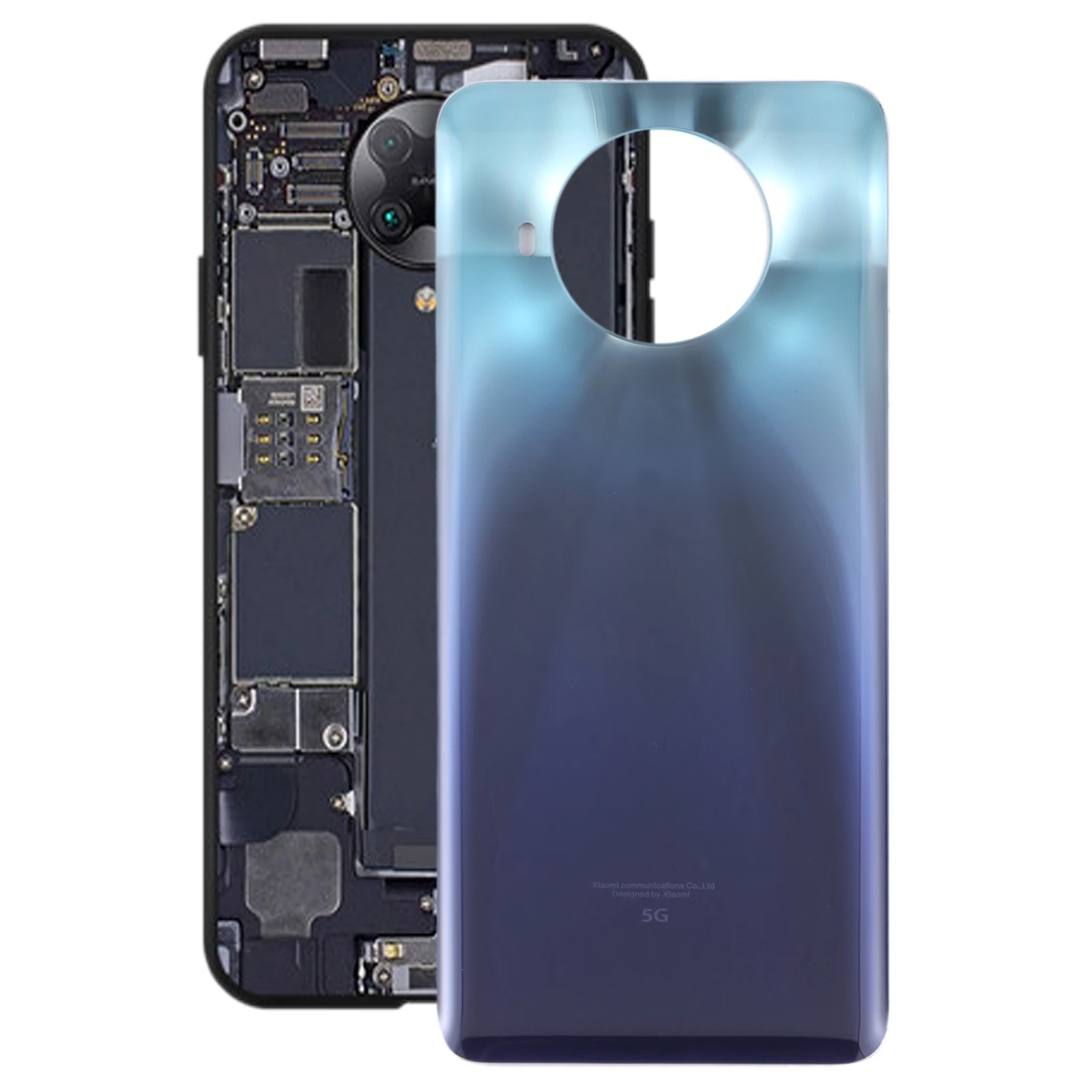 Glass Battery Back Cover for Xiaomi Redmi Note 9 Pro 5G/Mi 10T Lite 5G