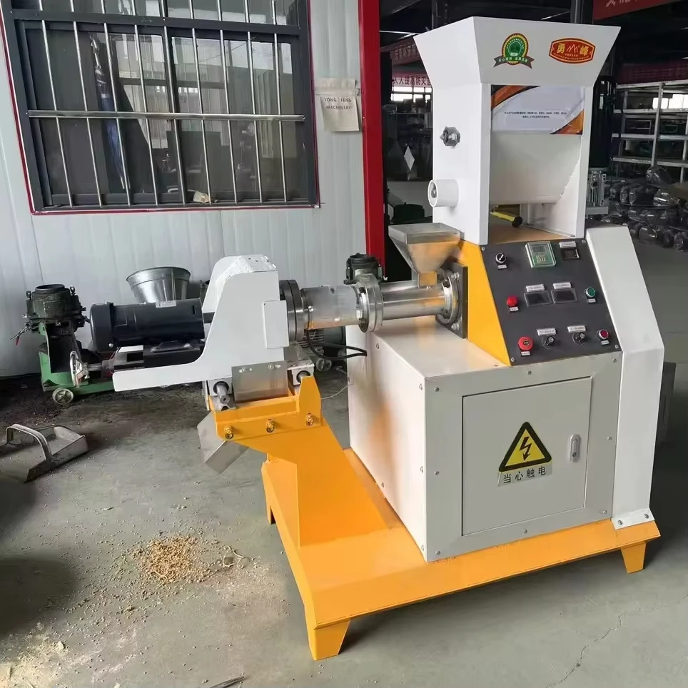 Pet food processing machine Feed puffer is used to produce cat and dog extruded food