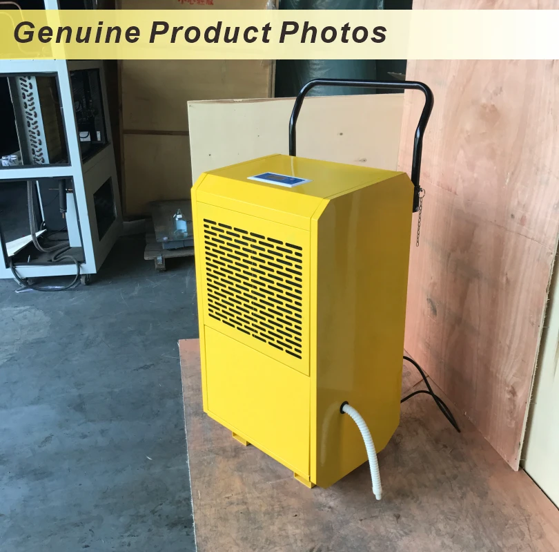 60L Portable Commercial Refrigerant Dehumidifier with R290 Refrigerant Automatic Humidistat LED Display Removable Water Tank