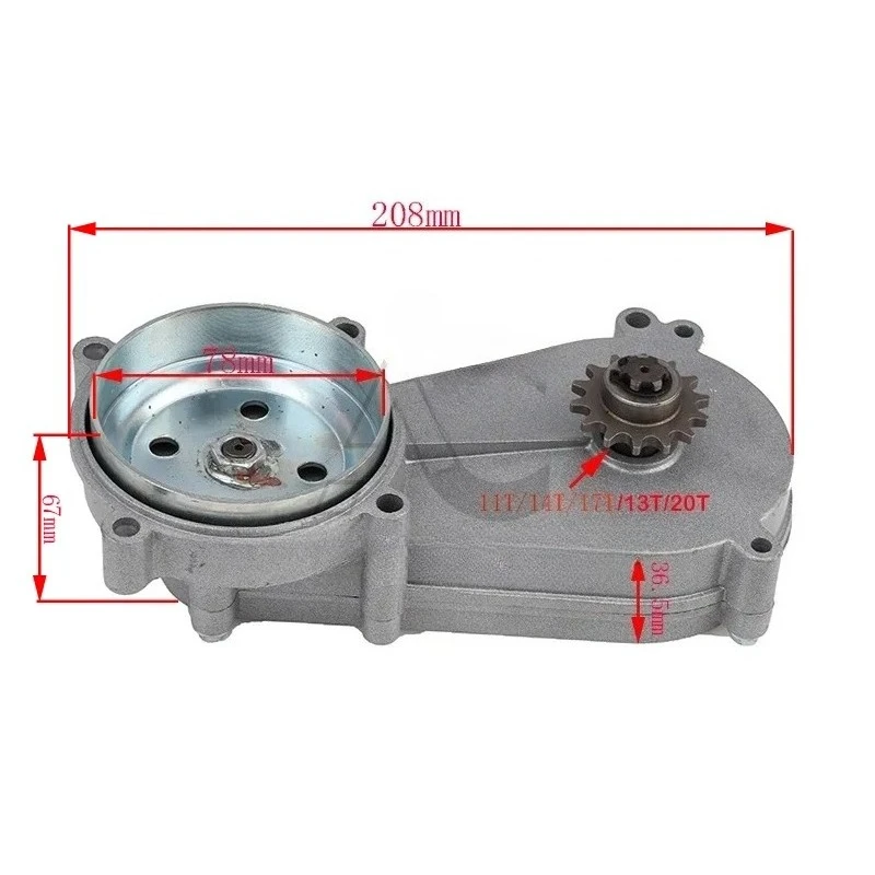 T8F Gearbox with Clutch Is Suitable for 47cc 49cc Pocket ATV mini Off-Road Vehicle Motorcycle Quad Bike Parts