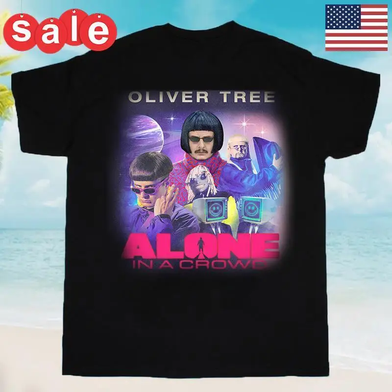 Oliver Tree Alone In A Crowd Tour 2024 Fan Shirt Unisex T-Shirt All Size