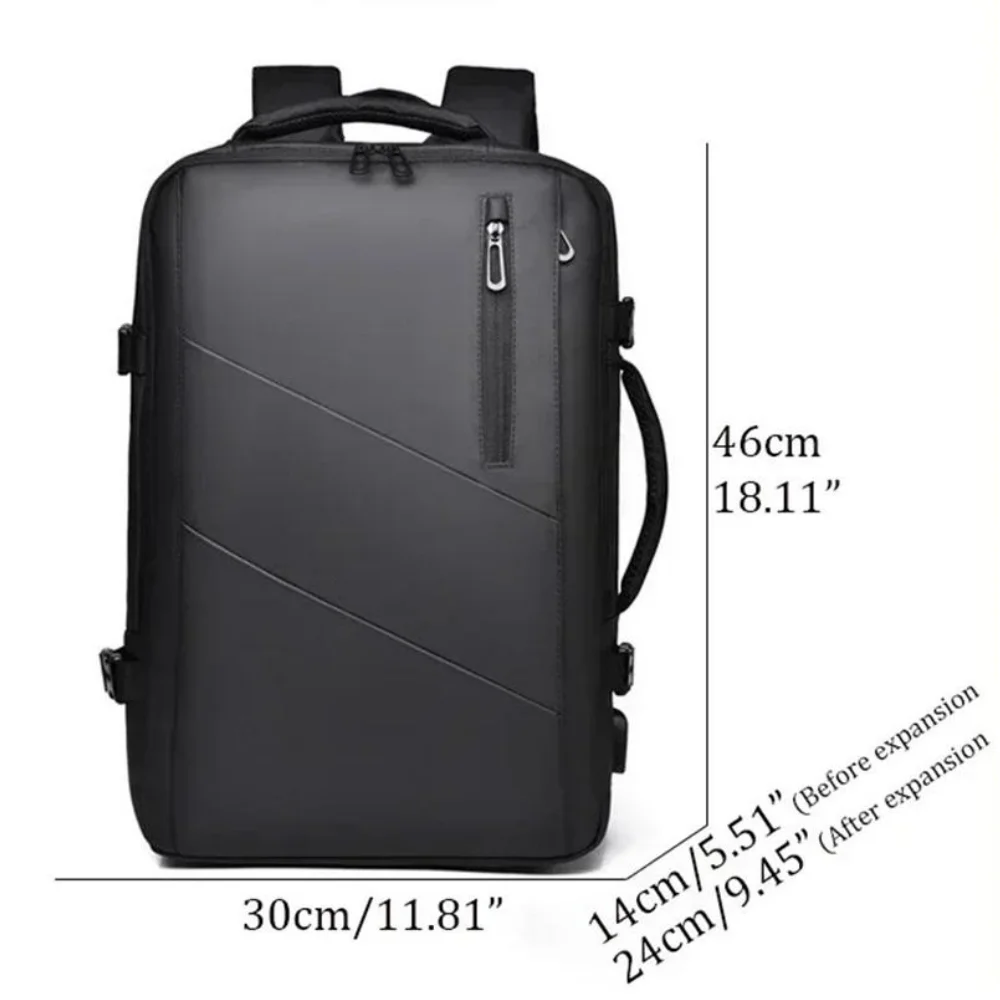 Men Business Backpack Laptop Backpack Multi Expandable Waterproof USB Bag Travel Bag Daily Commute Backpack Mochilas Рюкзак 백팩