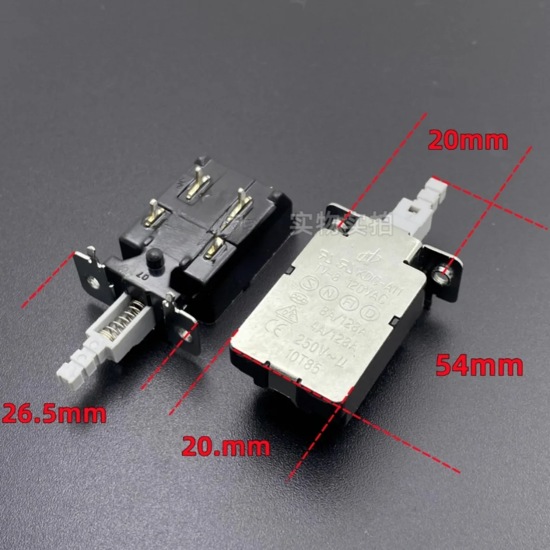DONGNAN Southeast KDC-A11 TV-8 Self-locking Power Switch, Konka TV with Lock Button, 4-pin Button