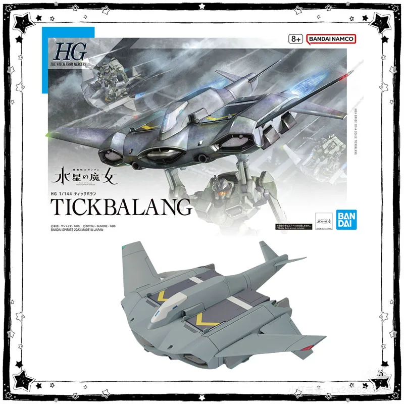 

In Stock Bandai Gundam Model Kit Anime Figure HG 1/144 Tickbalang Flight Pedals Anime Action Figure Collection Assembly Model
