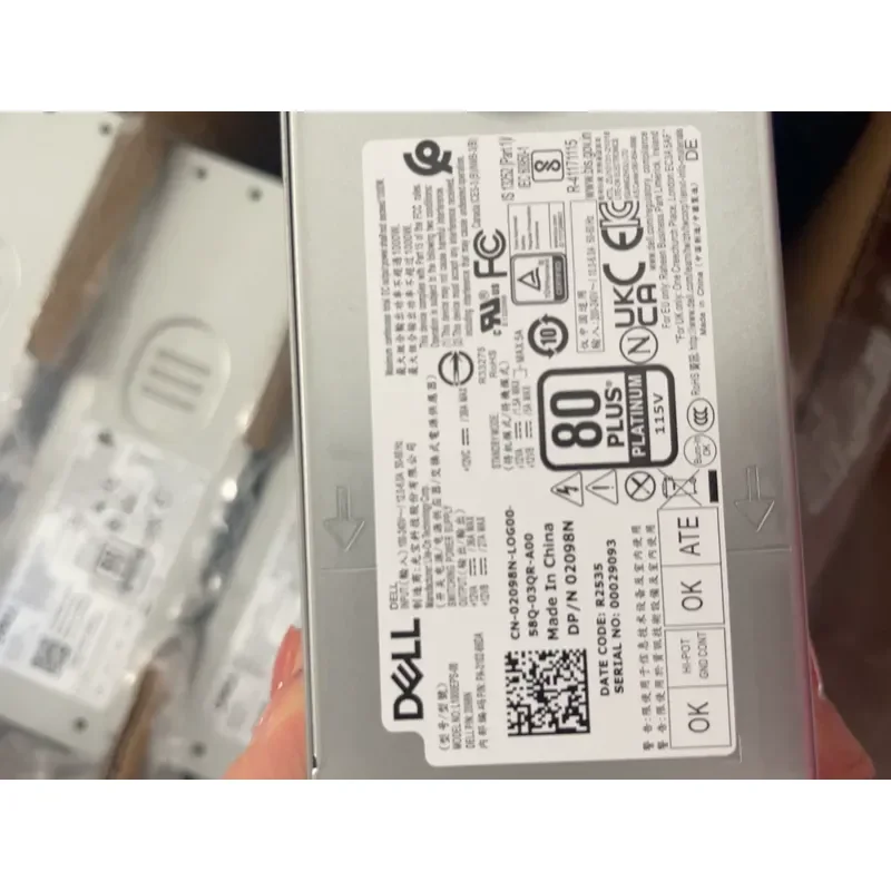 for Dell Original 80PLUS Platinum Certified Power Supply Brand New Unopened Suitable for T366