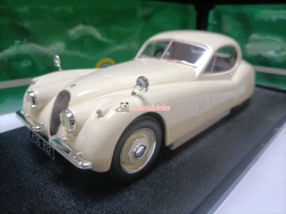 Cult 1/18 Jaguar Coupe Model Jaguar XK120 FHC 1954 English White Collectible Gift