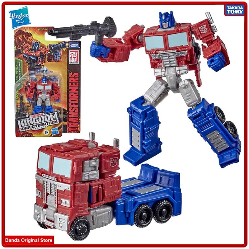 100% In Stock Original Hasbro Takara Tomy War for Cybertron Kingdom Core WFC-K1 Optimus Prime Figures Action Toys