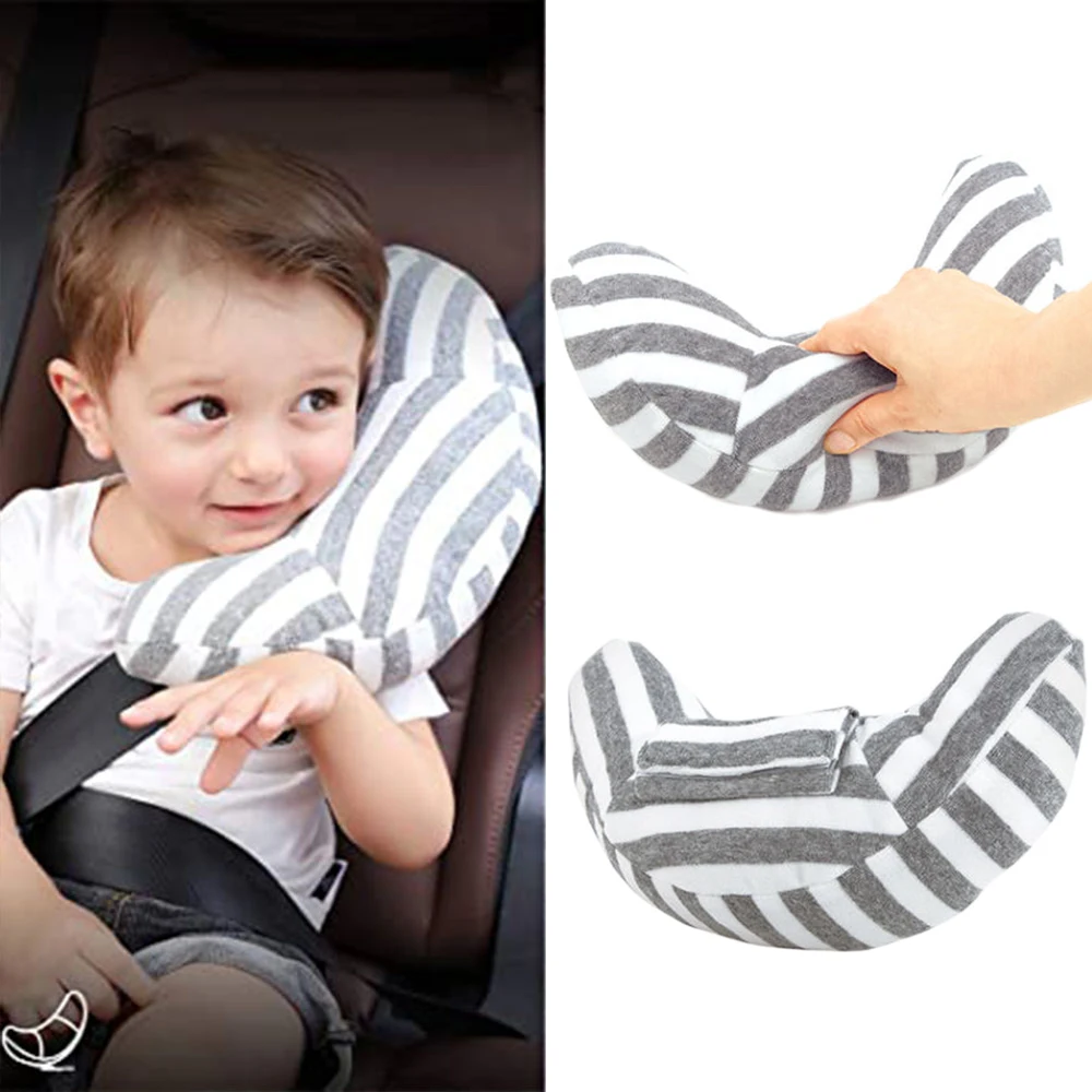 Children Car Pillow Neck Support Headrest Cushion Pad Baby Car Safety Seat Belts Sleeping Pillow Kids Shoulder Safety Headband