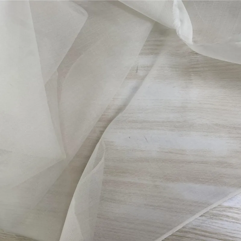 

Silk Organza 140 Width White Fabric