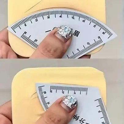 Shaping Permanent Makeup Drawing Guide Ruler Fast Drawing Eyebrow Design Ruler Microblading Mapping Tool Tattoo Supplies Reuse