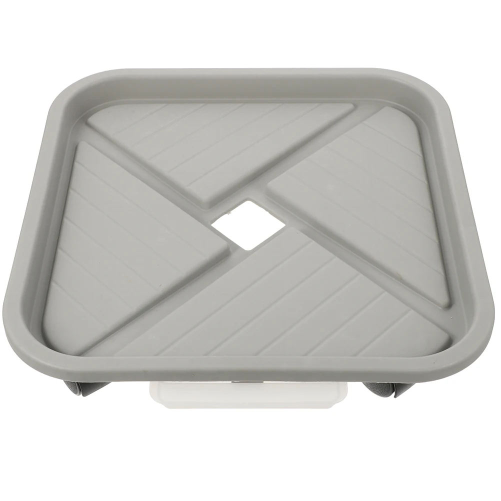 

Plant Pot Trays Flower Plants Rollers with Wheels Outdoor Rolling Stand Plastic Potted