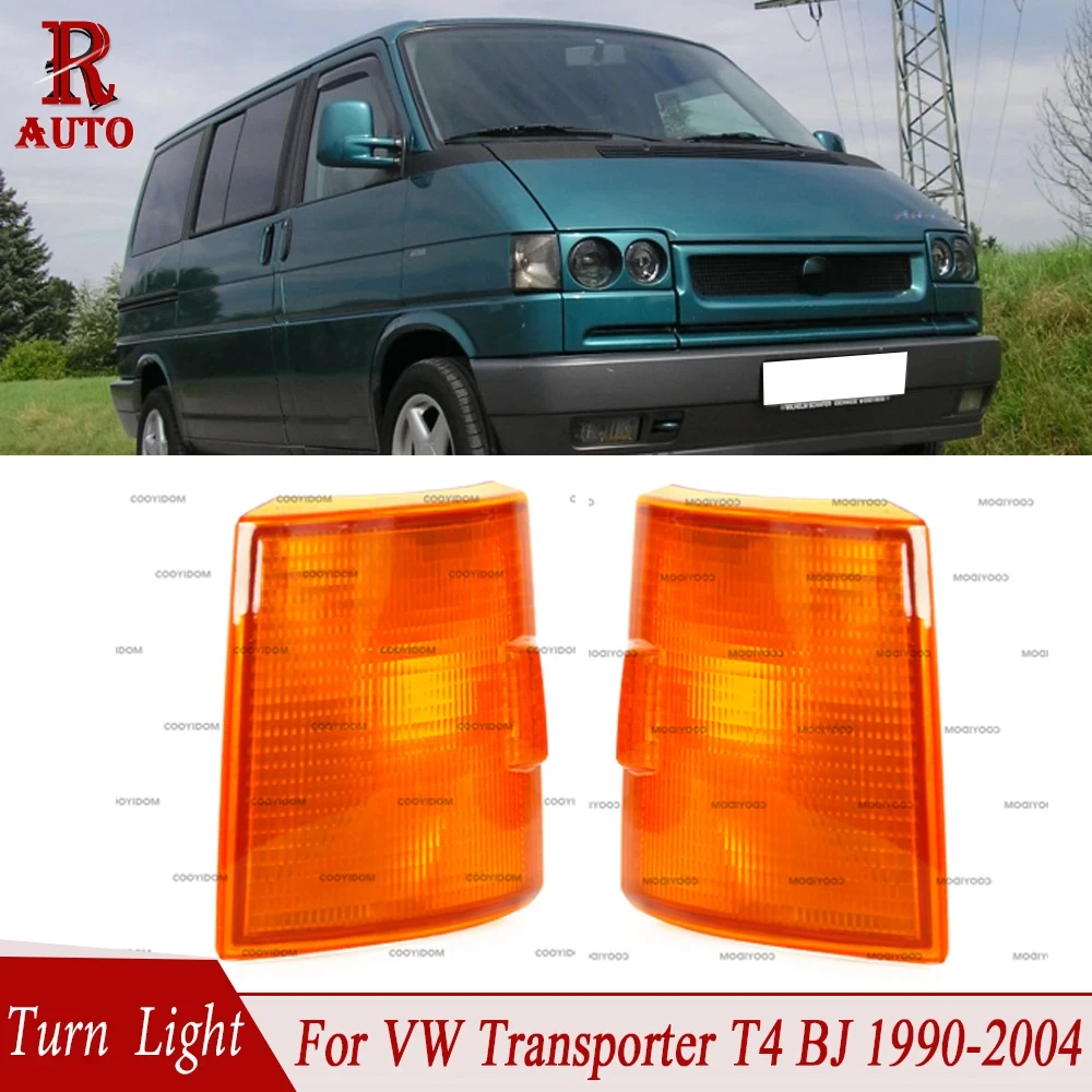 R-AUTO For VW Transporter T4 BJ 1990-2004 Car Corner Light Turn Signal Front Indicator Signal Lamp Side Light No Bulb 7D0953042C