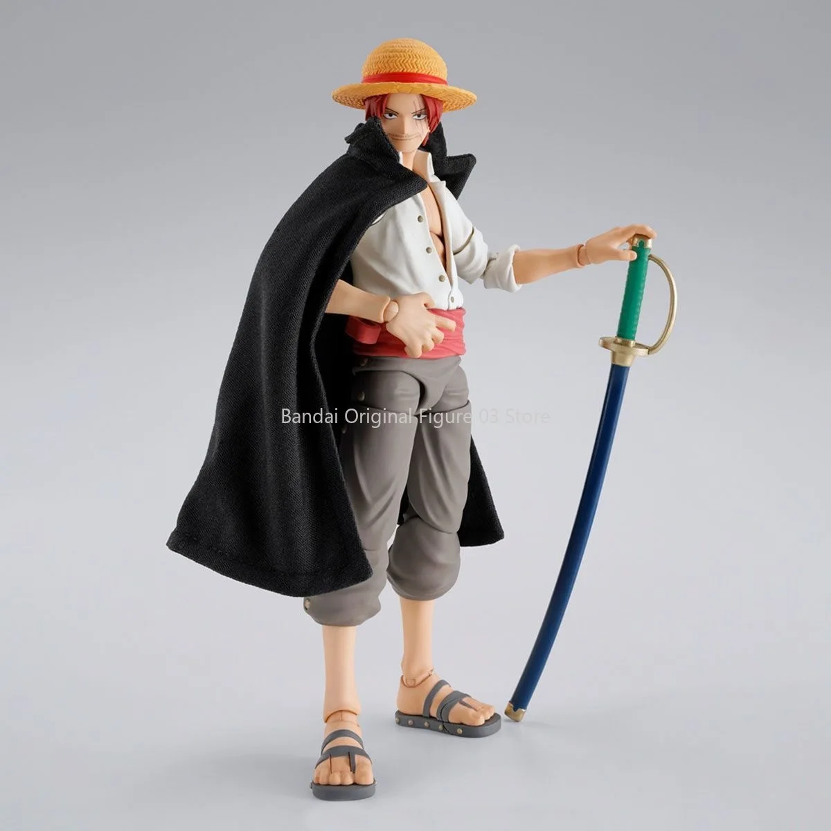Original BANDAI S.H.Figuarts One Piece Shanks ลิง D Luffy อะนิเมะรูปของเล่น SHF PVC Collection Action ตุ๊กตาตุ๊กตา